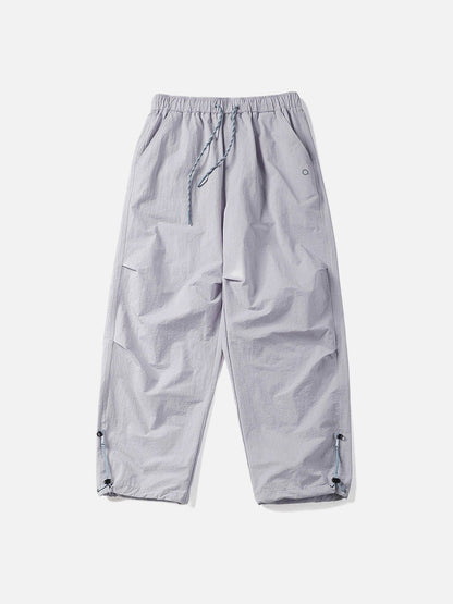 DAXUEN Wide-leg utility pants with drawstring and pockets