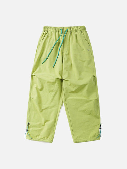 DAXUEN Wide-leg utility pants with drawstring and pockets