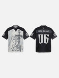 DAXUEN Oversized short-sleeved graphic T-shirt