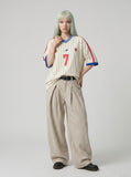 DAXUEN Number 7 Pinstripe Matchday Jersey Tee
