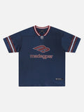 DAXUEN Loose-fitting short-sleeved jersey top