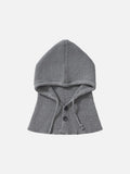 DAXUEN dark slate blue oversized puffer jacket with V-shaped perforated panels