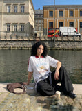 DAXUEN Valley Dreams Contrast Polo Shirt | DAXUEN — model photo