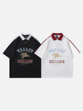 DAXUEN Short-sleeved polo shirt with graphic print