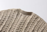 DAXUEN black vertical cable knit cardigan vest