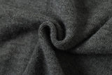 Vertical Cable Knit Double-Breasted Cardigan
