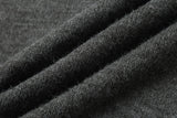 Vertical Cable Knit Double-Breasted Cardigan