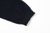 Vertical Cable Knit Hooded Cardigan