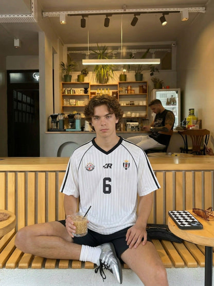 DAXUEN Number 6 Shadow Stripe Football Jersey