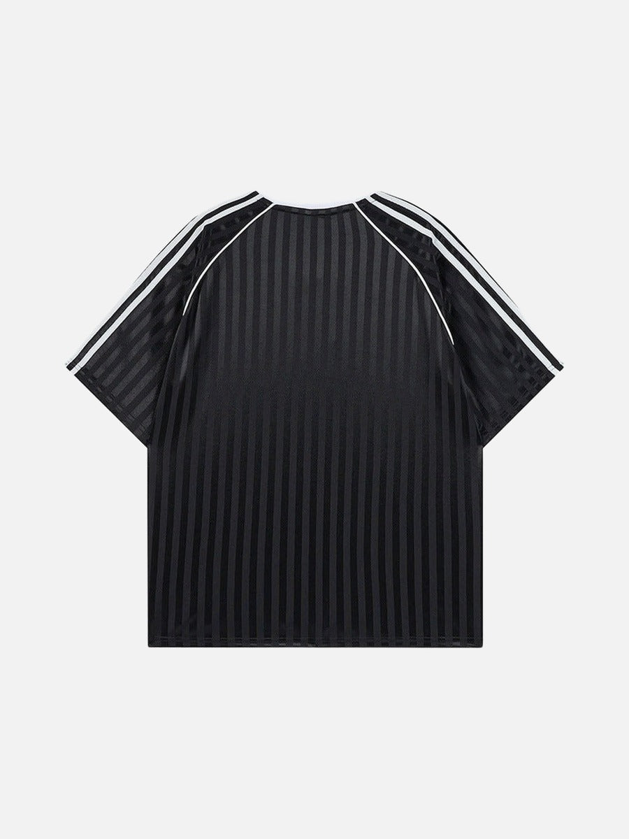 DAXUEN Number 6 Shadow Stripe Football Jersey