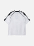 DAXUEN Number 6 Shadow Stripe Football Jersey