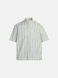 DAXUEN Loose-fitting short-sleeved shirt with vertical stripes