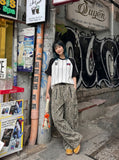 DAXUEN Away Kit Pinstripe Raglan Tee