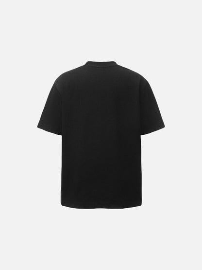 DAXUEN Oversized short-sleeved T-shirt with vibrant graphic print
