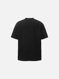 DAXUEN Oversized short-sleeved T-shirt with vibrant graphic print