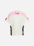 DAXUEN V-neck short-sleeved graphic T-shirt