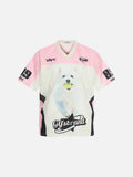 DAXUEN V-neck short-sleeved graphic T-shirt