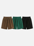 DAXUEN vibrant green relaxed-fit knee-length shorts