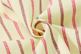 DAXUEN vibrant striped patchwork button-up shirt
