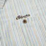 DAXUEN vibrant vertical stripe button-up shirt
