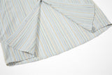 DAXUEN vibrant vertical stripe button-up shirt