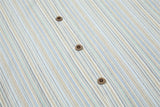DAXUEN vibrant vertical stripe button-up shirt