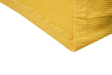 DAXUEN yellow short-sleeve mesh polo with emblem and number 10