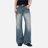 DAXUEN Men's blue baggy denim jeans