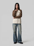 DAXUEN vintage-baggy-blue-denim-jeans — model photo