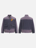 Ombre Grey Horseback Graphic Jacket