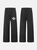 DAXUEN Wide-leg sweatpants with graphic print