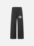 DAXUEN Wide-leg sweatpants with graphic print