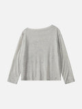 DAXUEN Long sleeve top with vintage compass graphic