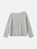 DAXUEN Long sleeve top with vintage compass graphic