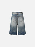 DAXUEN Loose-fit wide-leg denim culottes