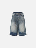 DAXUEN Loose-fit wide-leg denim culottes