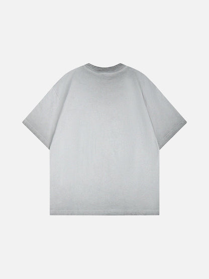 DAXUEN Vintage graphic t-shirt with Club Monologue print