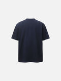 DAXUEN Vintage graphic V-neck t-shirt