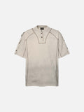 DAXUEN Relaxed-fit short-sleeved Henley T-shirt