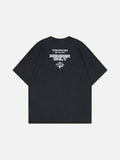 DAXUEN Vintage rock band graphic t-shirt