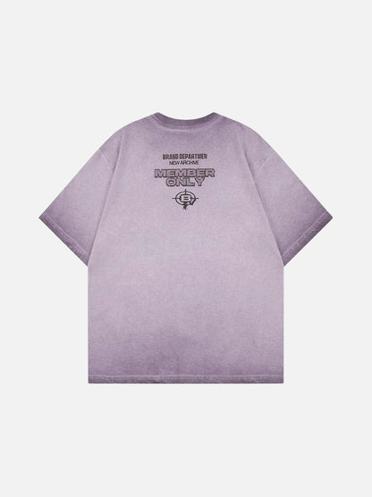 DAXUEN Vintage rock band graphic t-shirt