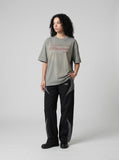 DAXUEN Oversized short-sleeved graphic T-shirt — model photo