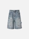 DAXUEN Denim shorts with multiple pockets and a relaxed fit