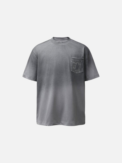 DAXUEN Vintage short-sleeved T-shirt with pocket