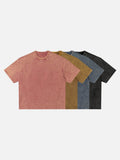 DAXUEN Men's vintage wash short sleeve t-shirt