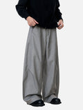 DAXUEN grey oversized wide-leg trousers