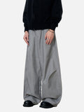DAXUEN grey oversized wide-leg trousers