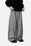 DAXUEN grey oversized wide-leg trousers