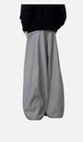 DAXUEN grey oversized wide-leg trousers