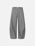 DAXUEN grey oversized wide-leg trousers